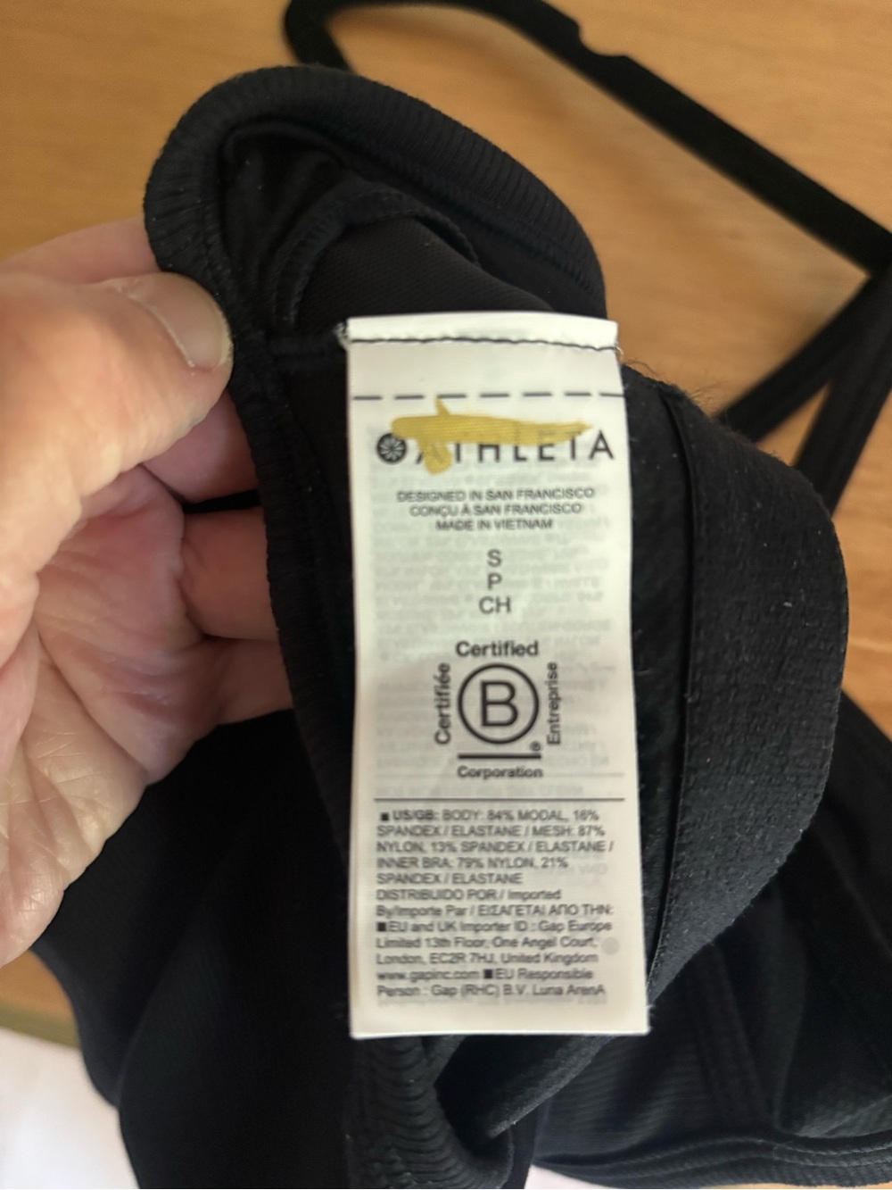 Athleta Black Ribbed Halter Tank Top - Picture 7 of 13